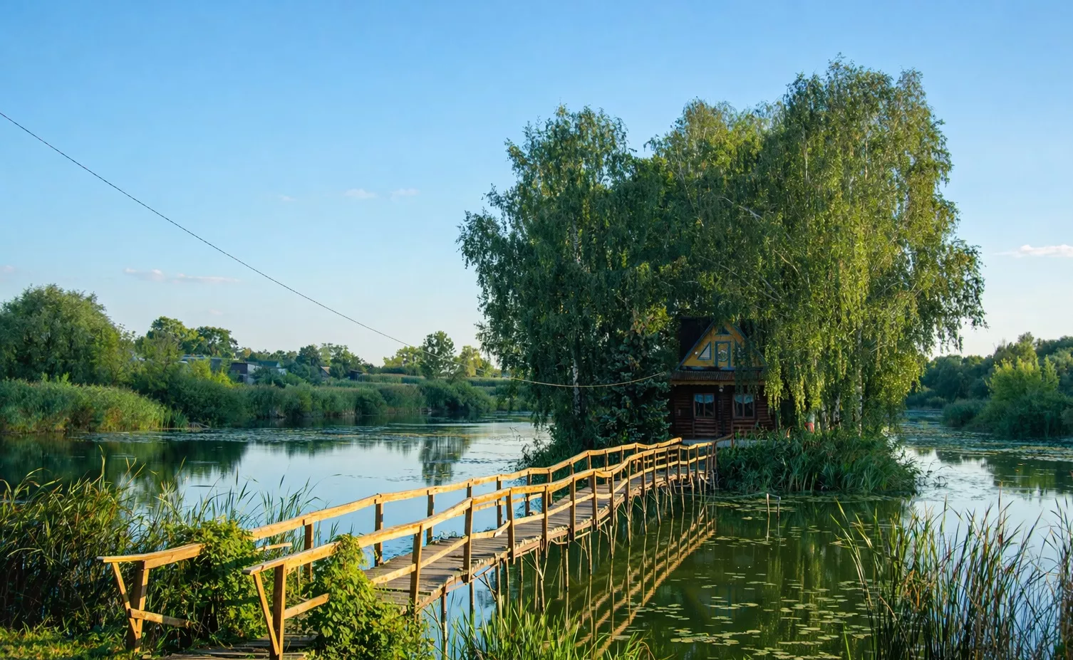 Будиночок рибака (Острів кохання) на Житомирщині