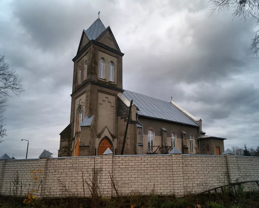Kirche in Horodnyzja, Seitenansicht