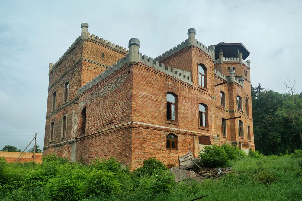 Towers of the Pidhorskyi mill in Lypky