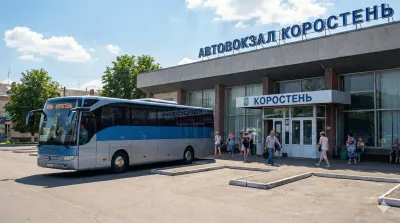 Розклад руху автобусів, автостанція Коростень