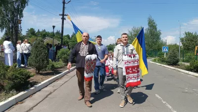 У Чоповицькій громаді відзначили День вишиванки патріотичною ходою 