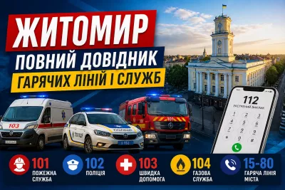 Житомир повний довідник гарячих ліній