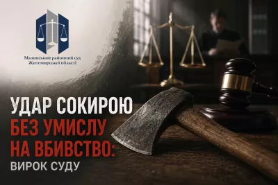 У Малині чоловік після застілля забив товариша по чарці сокирою: суд виніс вирок