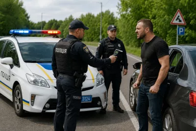 У Коростені водій напав на поліцейського бо не хотів "дути" в драгер