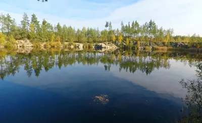 "Vysokyi Kamin": the Zhytomyr region's quiet emerald quarry, an hour from Kyiv