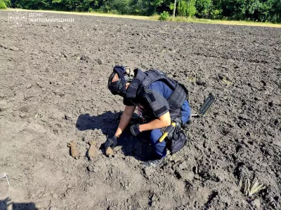 Під Бердичевом знайшли три міни часів Другої світової війни
