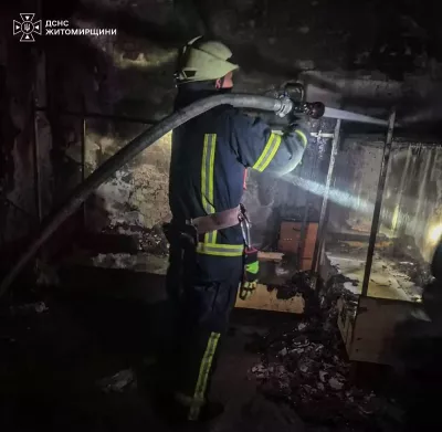 У Коростишеві під час пожежі на підприємстві загинув 46-річний чоловік