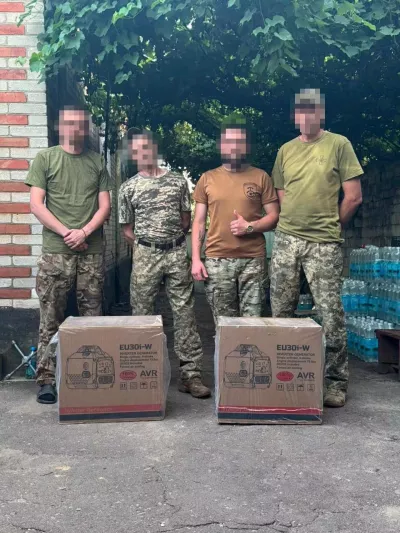 В Олевську для ЗСУ придбали 10 інверторних генераторів Honda