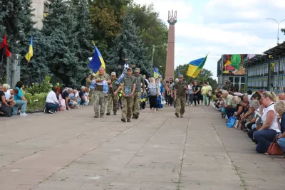 Віддав життя за Україну: Радомишль попрощався з Богданом Гудаченком