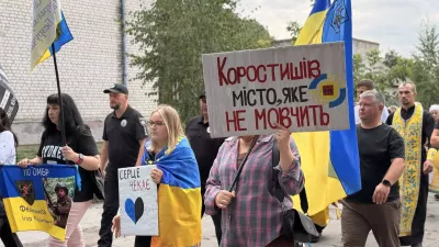 У Коростишеві провели акцію на підтримку полонених і зниклих безвісти Захисників