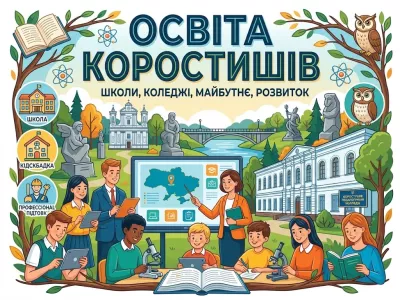 Освіта в Коростишеві: садочки, школи, коледжі