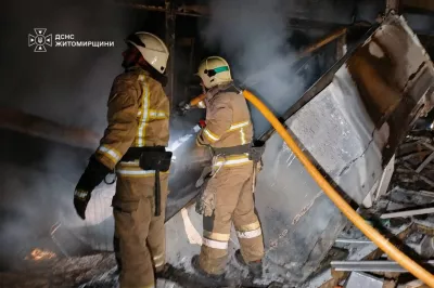 Zhytomyr Region Hit by Another Russian Attack, Fires Reported
