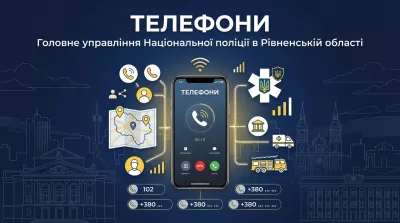 Телефони поліції Рівненської області — куди дзвонити та писати