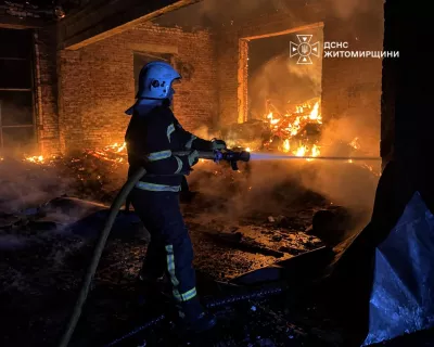 У Малині вночі сталася пожежа на підприємстві з виготовлення паливних брикетів