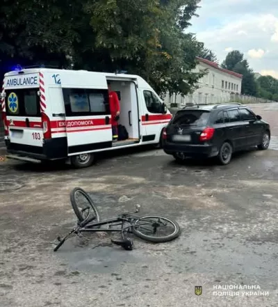 У Коростишеві 13-річний велосипедист потрапив під колеса авто