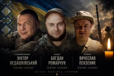 Сьогодні Малинщина згадує трьох загиблих Героїв