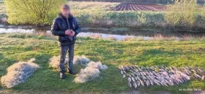 Золоті» карасі на Ковельщині: браконьєр виловив риби на пів мільйона гривень і отримав вирок