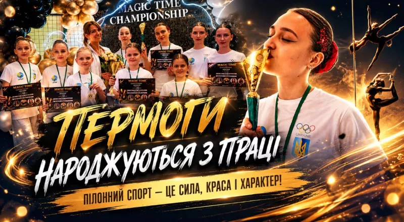 Малинські спортсменки школи пілонного спорту та мистецтва «ВМ» здобули п’ять нагород на Чемпіонаті України
