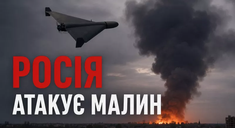 Росія атакує Малин