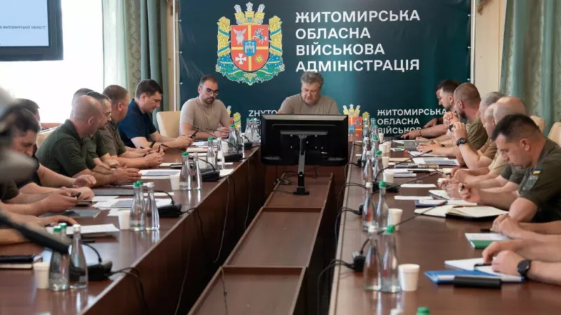 На Житомирщині обговорили посилення оборони північного кордону