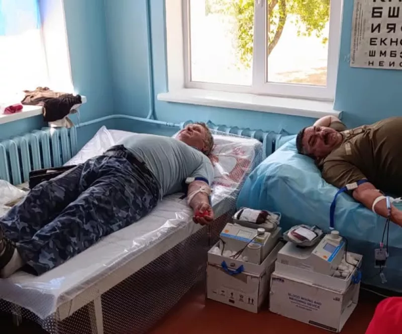 У Чоповицькій громаді провели акцію зі здачі крові для порятунку поранених військових 