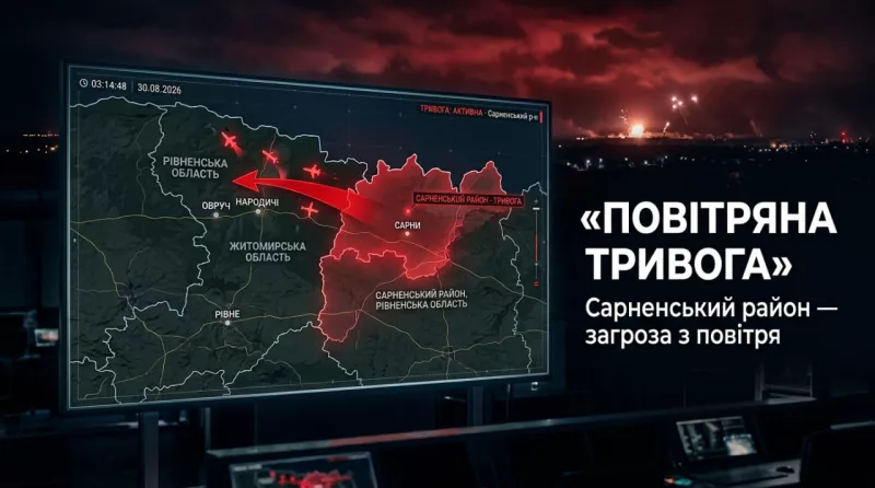 На Рівненщині оголосили повітряну тривогу