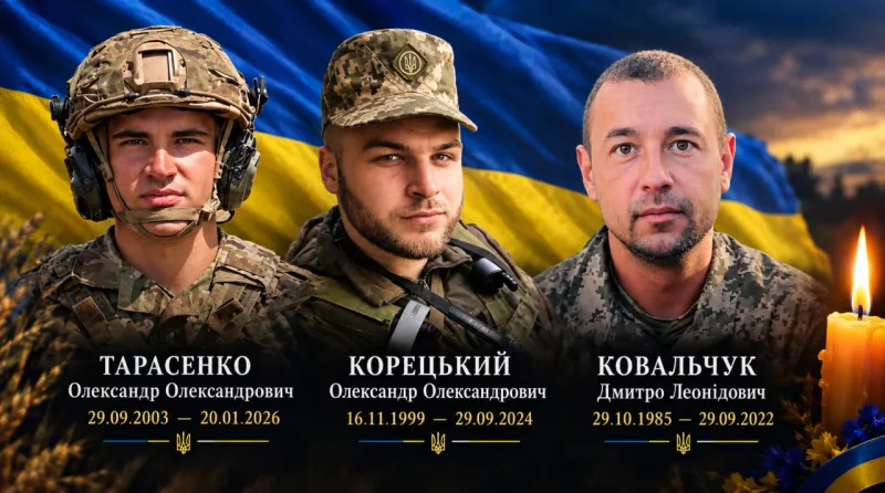 Малинщина пам’ятає — навічно в строю Дмитро Ковальчук, Олександр Корецький, Олександр Тарасенко