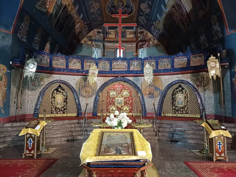 Інтер’єр православного собору Святої Трійці в Гайнівці