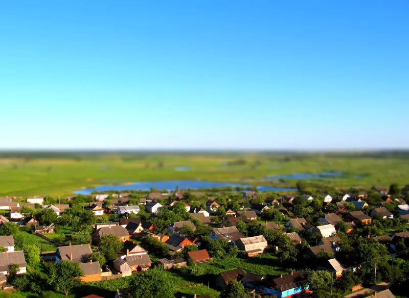 Панорама Степані над Горинню