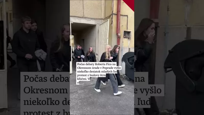 Молодь Словаччини протестує проти Фіцо через антиукраїнські висловлювання - Video