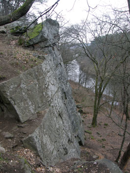 Скелі над Тетеревом